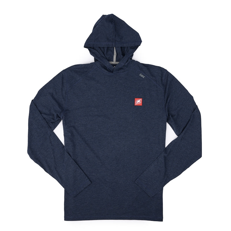 TASC Carrollton LS Hoodie Tee - Navy Heather