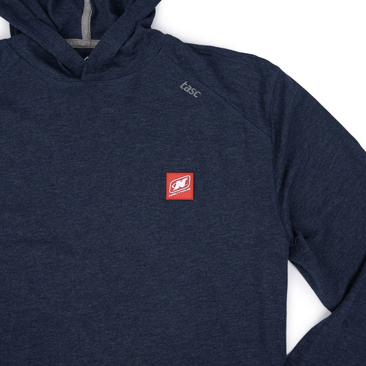 TASC Carrollton LS Hoodie Tee - Navy Heather