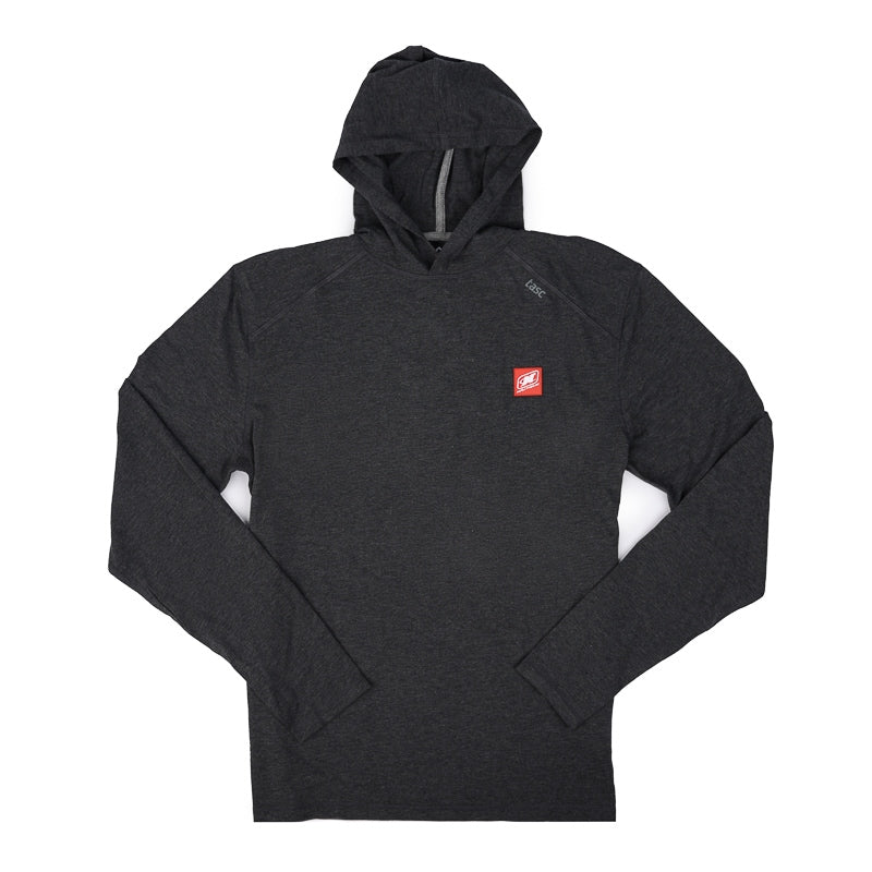 TASC Carrollton LS Hoodie Tee - Iron Grey Heather