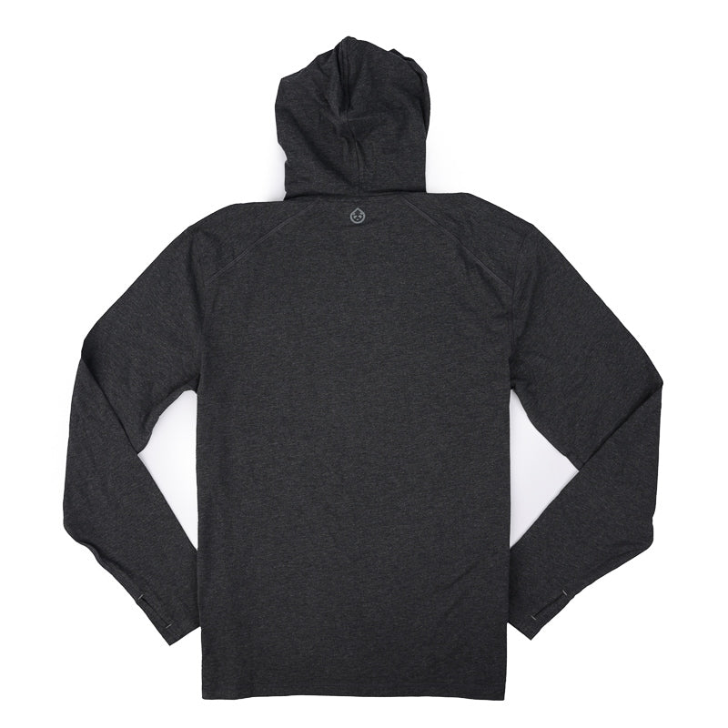 TASC Carrollton LS Hoodie Tee - Iron Grey Heather
