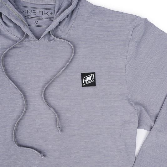 Anetik Tech LS Hoodie Tee - Alloy Heather
