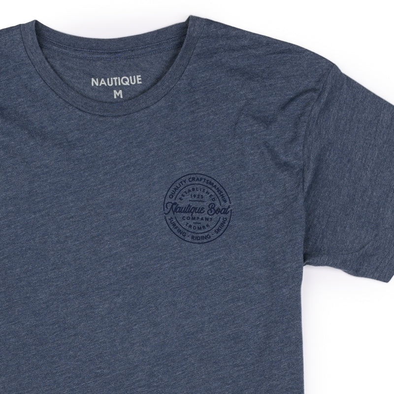 Trade Circle SS Tee - Shale Blue Heather
