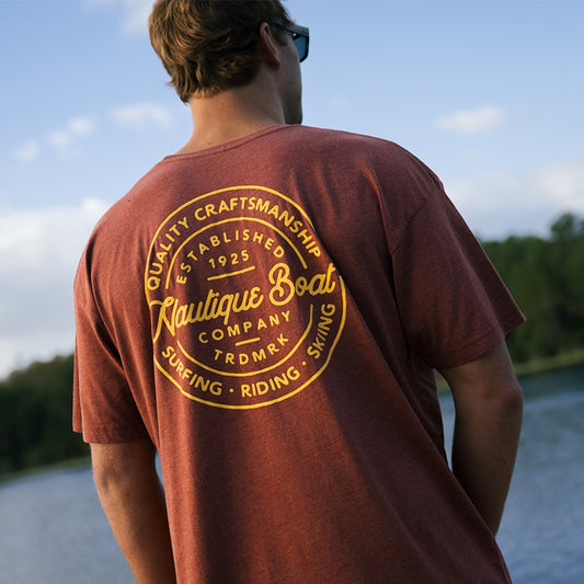 Trade Circle SS Tee - Spice Heather - CLEARANCE