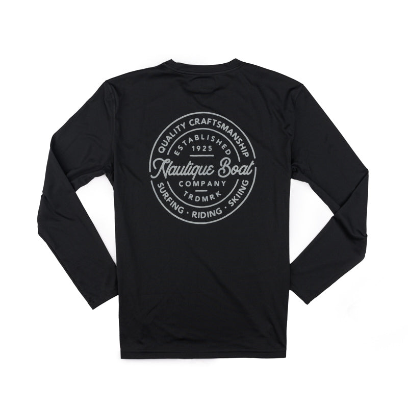 Trade Circle LS UPF Tee - Black