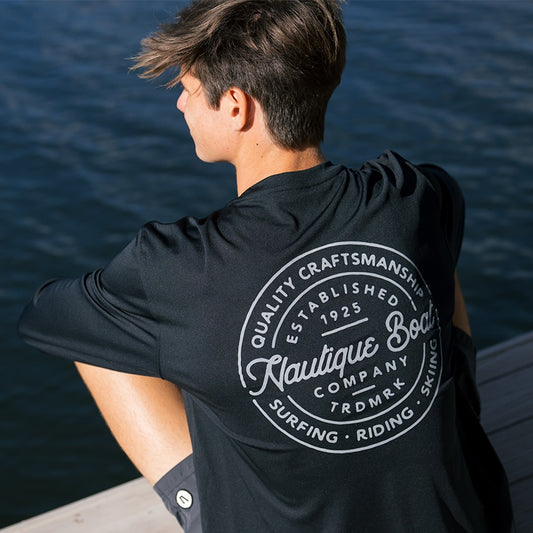 Trade Circle LS UPF Tee - Black