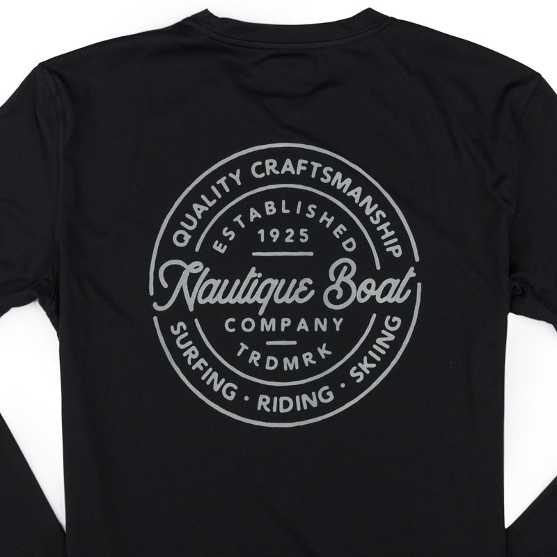 Trade Circle LS UPF Tee - Black