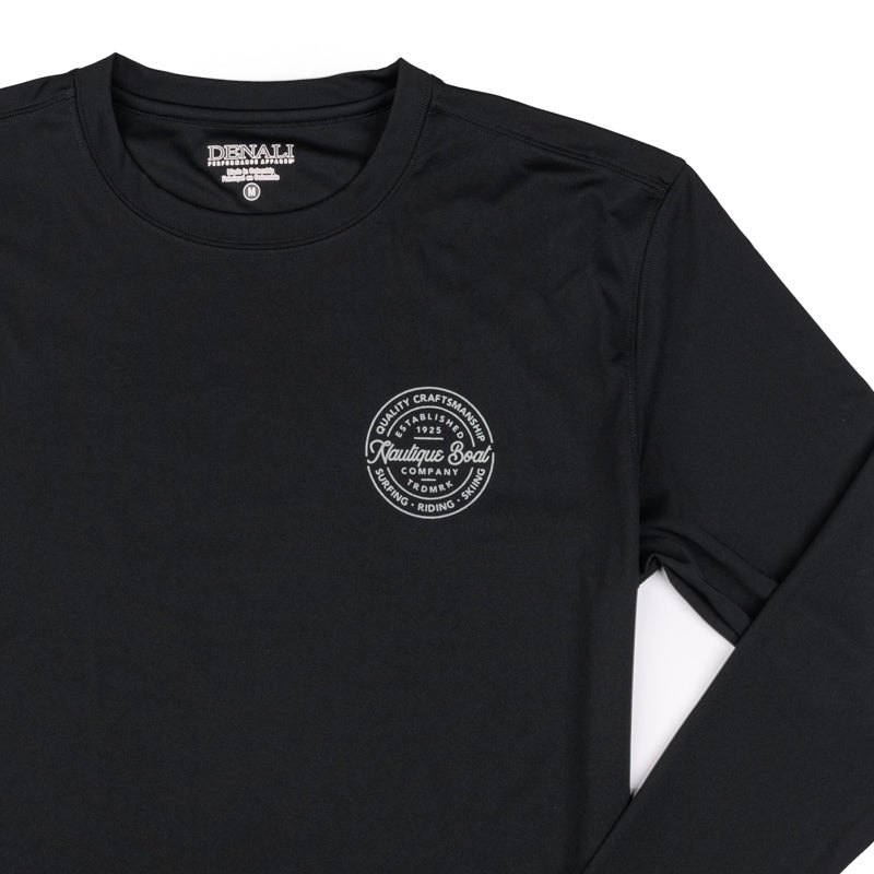 Trade Circle LS UPF Tee - Black