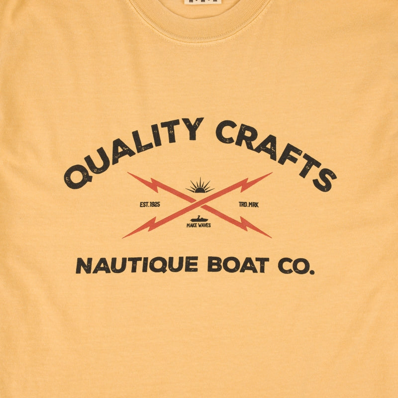 Quality Crafts SS Tee - Mustard - CLEARANCE
