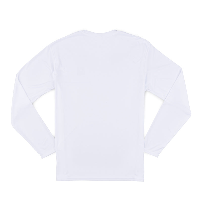 Dry Zone LS Performance Tee - White