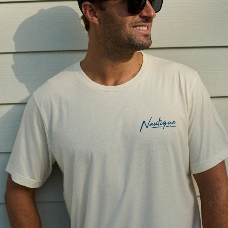 Sunset Vibes Tee - Natural