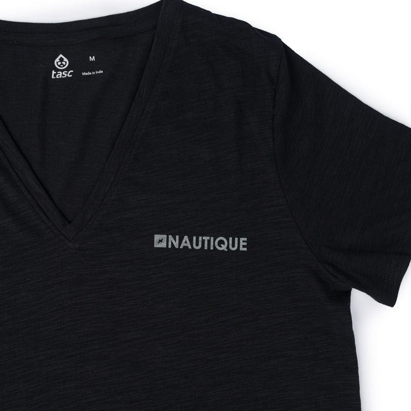 Women's TASC All Day V-Neck Tee - Black