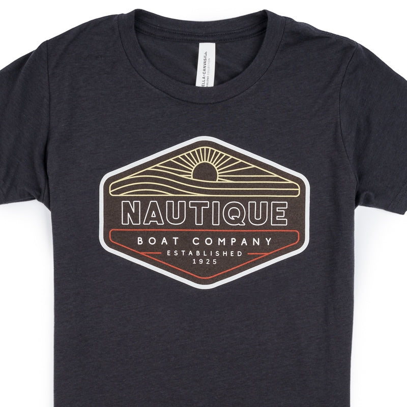 Youth Factory Sunrise SS Triblend Tee - Dark Grey - CLEARANCE