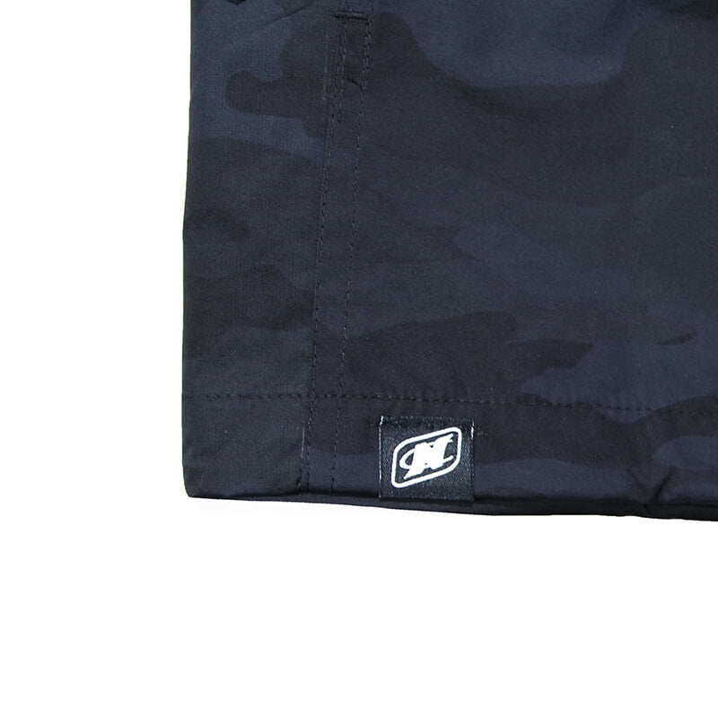 Anorak 1/2 Zip Pullover - Black Camo