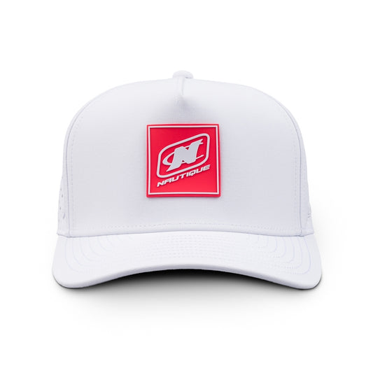 Melin Odyssey Cap - White (Red Patch)