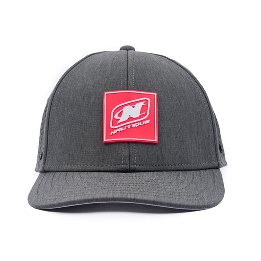 Melin A-Game Cap - Heather Charcoal (Red Patch)