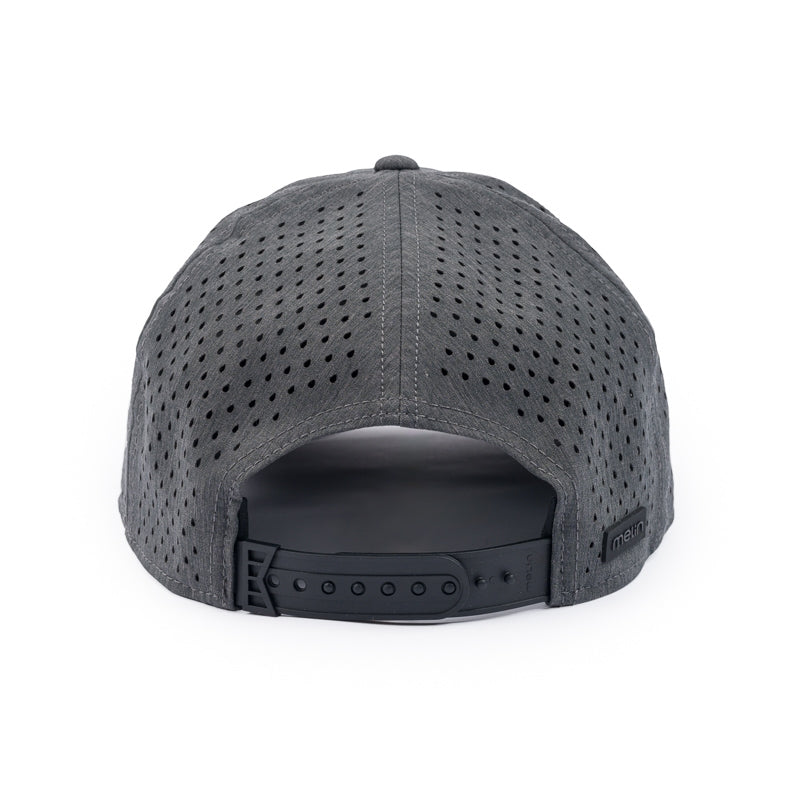 Melin A-Game Cap - Heather Charcoal (Red Patch)