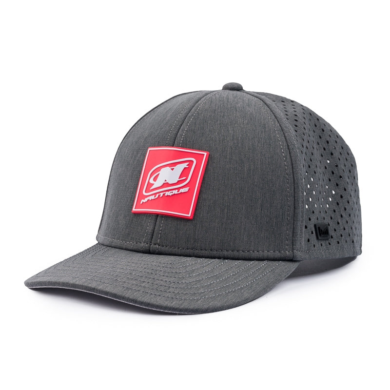 Melin A-Game Cap - Heather Charcoal (Red Patch)