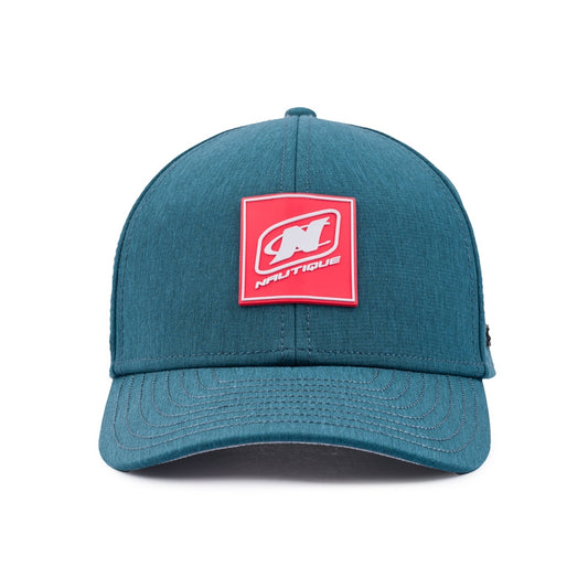 Melin A-Game Cap - Heather Ocean Blue (Red Patch)