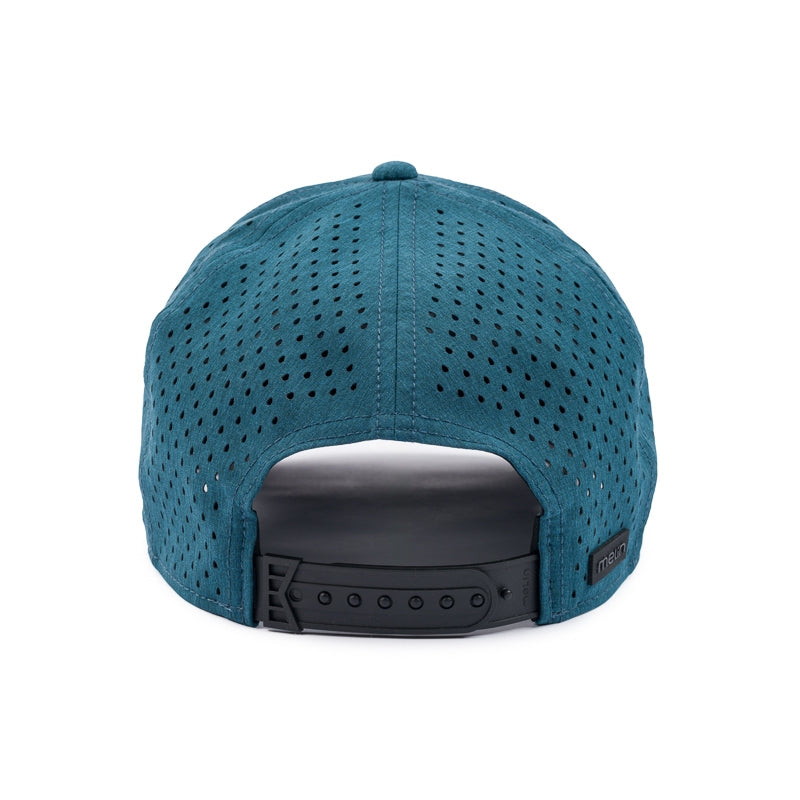 Melin A-Game Cap - Heather Ocean Blue (Red Patch)