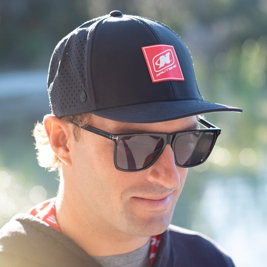 Melin A-Game Cap - Black (Red Patch)