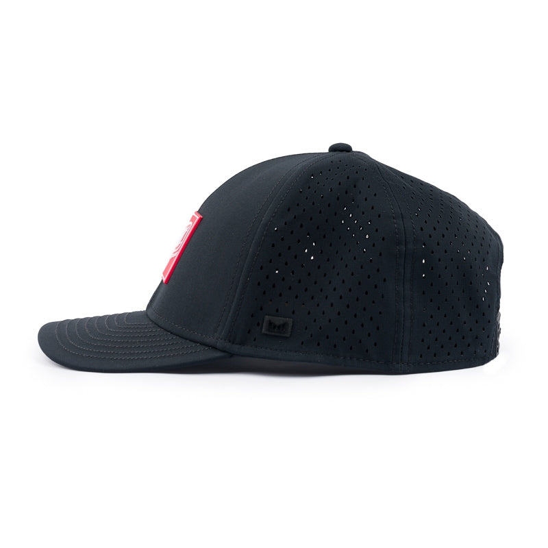 Melin A-Game Cap - Black (Red Patch)
