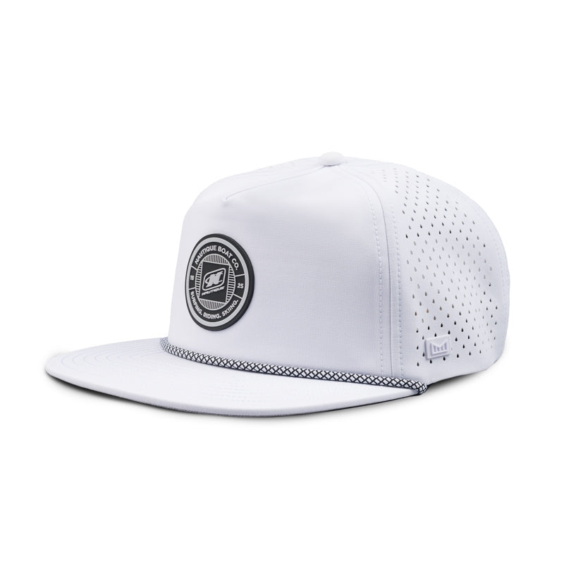 Melin Coronado Cap - White (Black Patch)