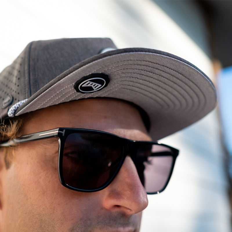 Melin Coronado Cap - Heather Charcoal (Black Patch)