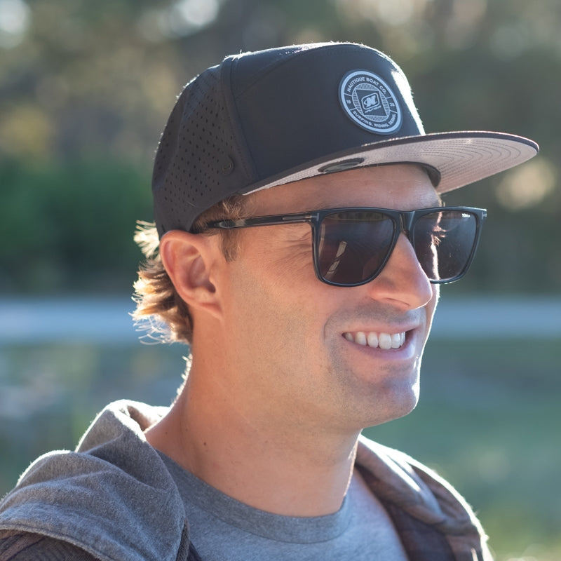 Melin Trenches Cap - Black (Black Patch)