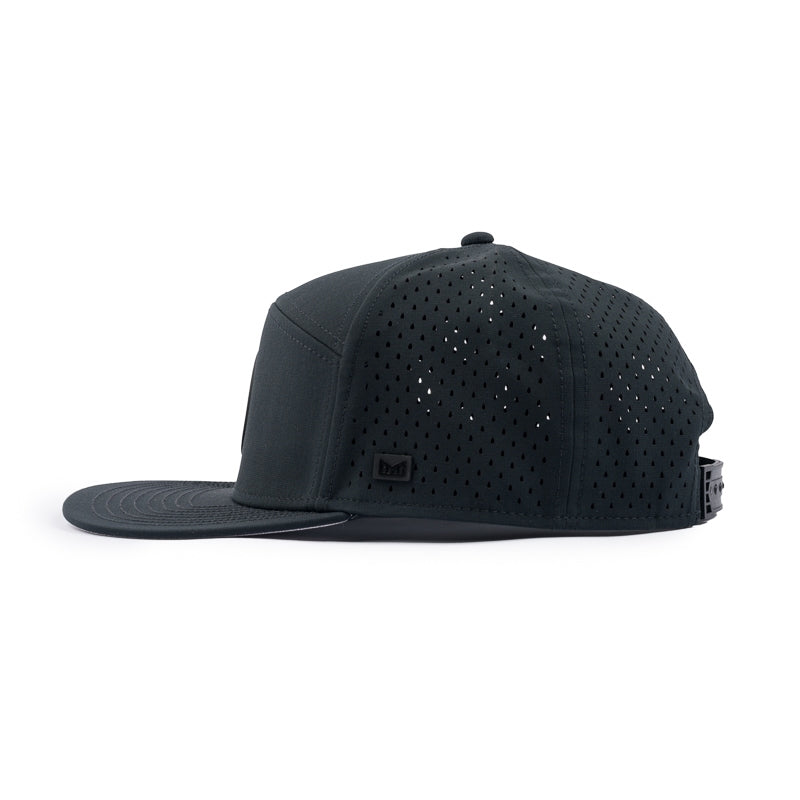 Melin Trenches Cap - Black (Black Patch)
