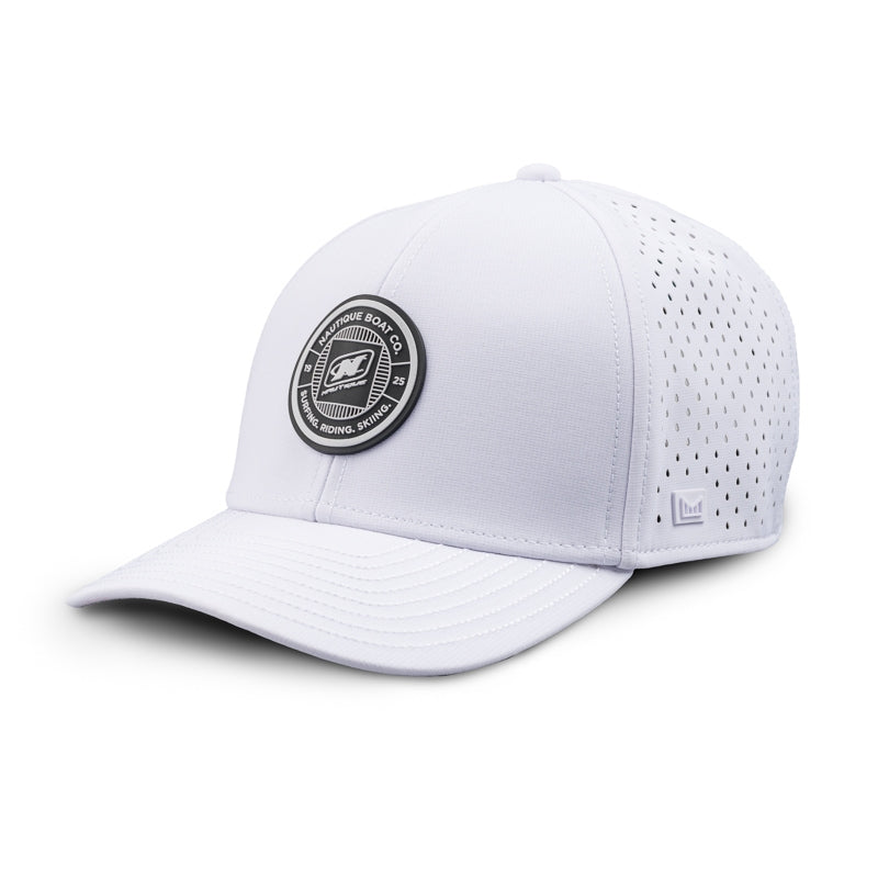 Melin A-Game Cap - White (Black Patch)