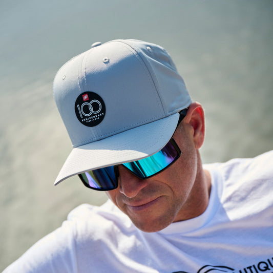 100th Anniversary Nylon Performance Cap - Steel Grey - CLEARANCE