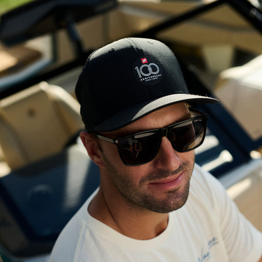 100th Anniversary Nylon Performance Cap - Black - CLEARANCE