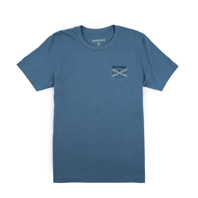 Make Waves SS Tee - Slate