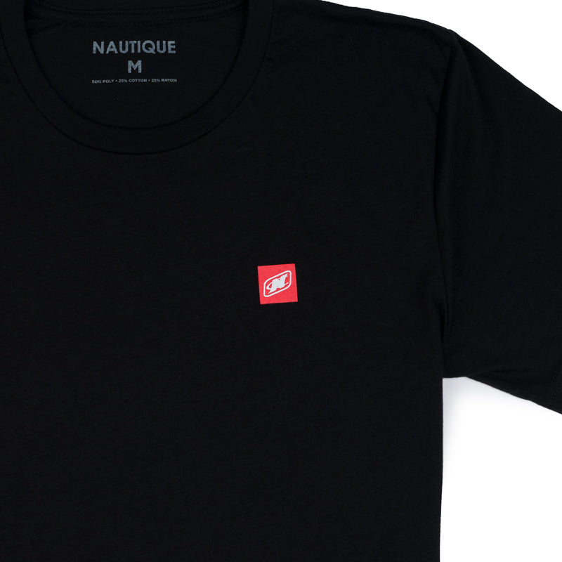100th Anniversary Horizontal Back Logo Tee - Black - CLEARANCE