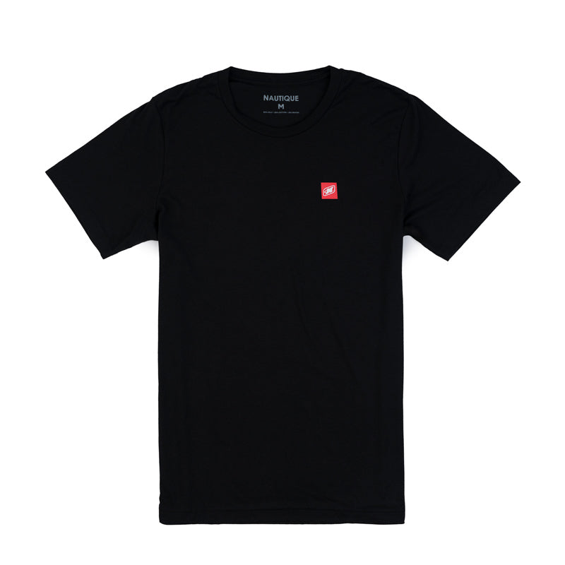 100th Anniversary Stacked Logo Tee - Black