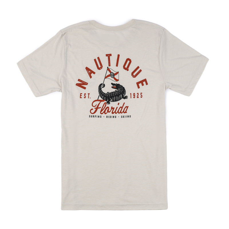 Florida Flag Tee - Cement - CLEARANCE