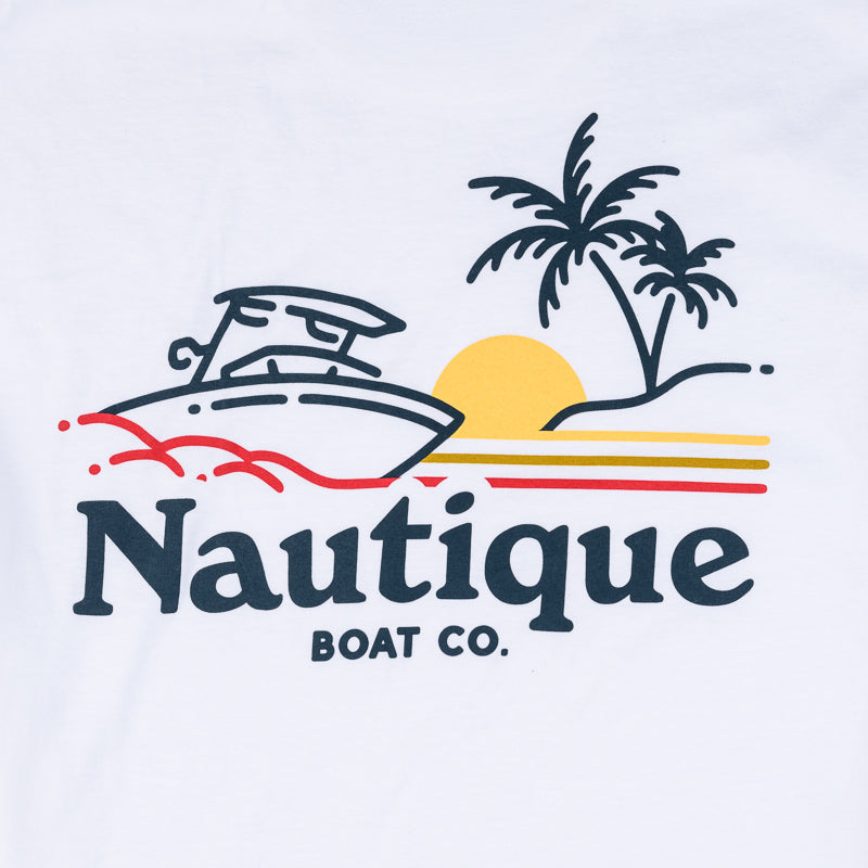 Neon Lights Tee - White