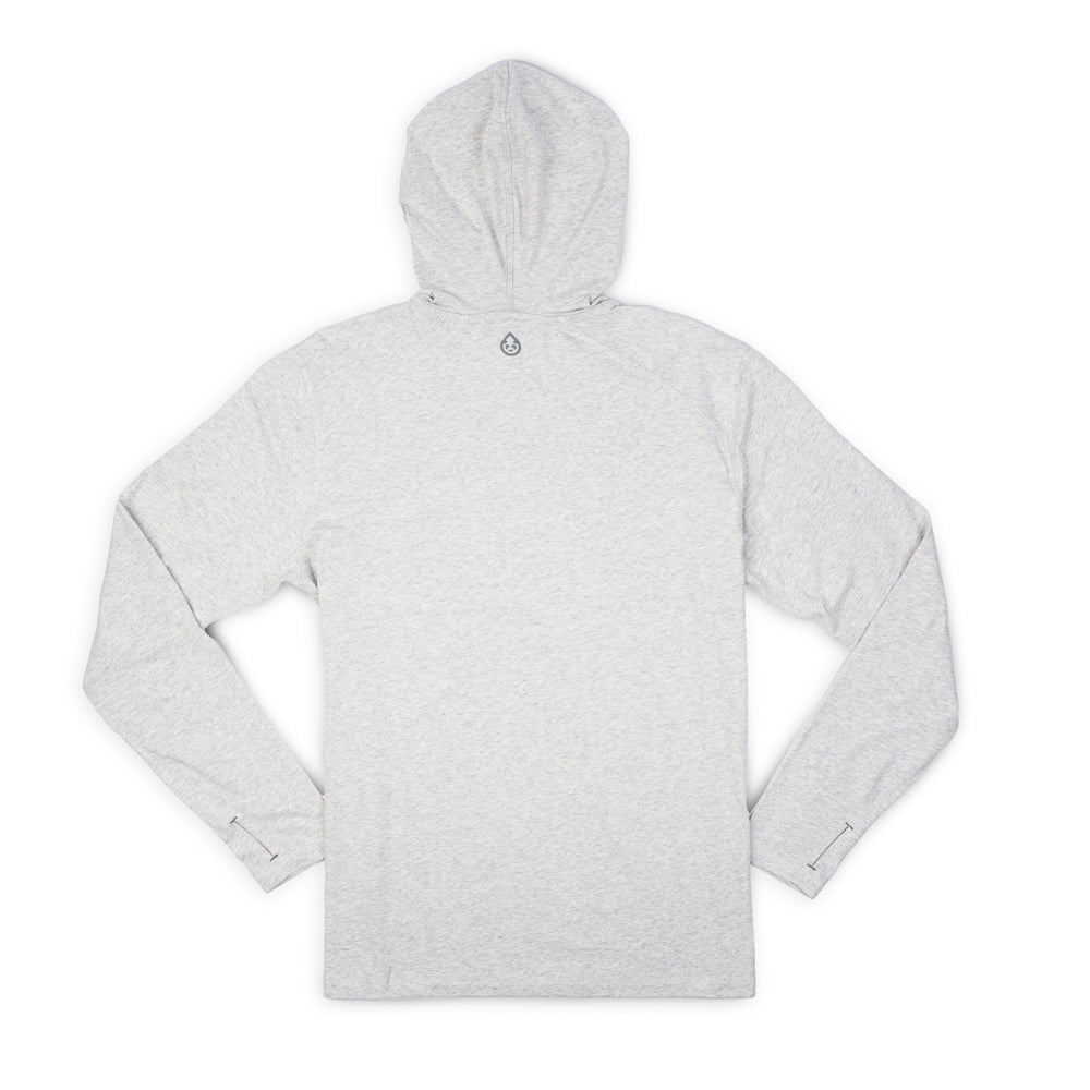 TASC Carrollton LS Hoodie Tee - Marble Heather