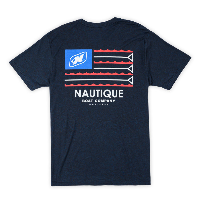 Flag SS Tee - Legion Blue