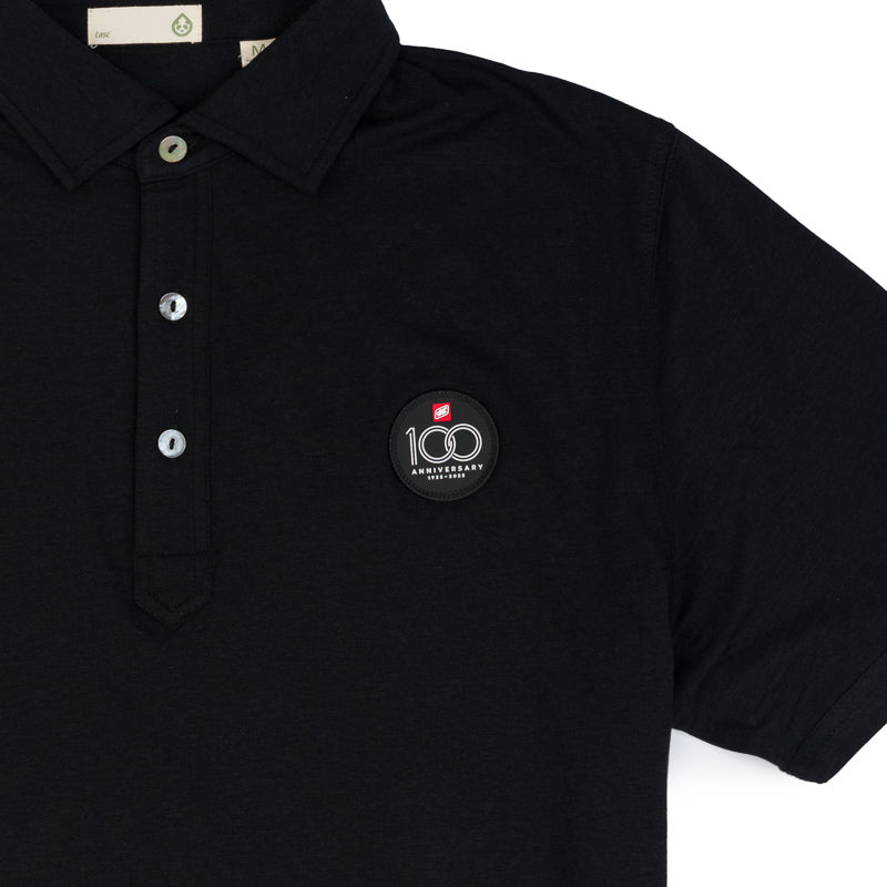 Men's 100th Anniversary TASC Everywear Polo - Black