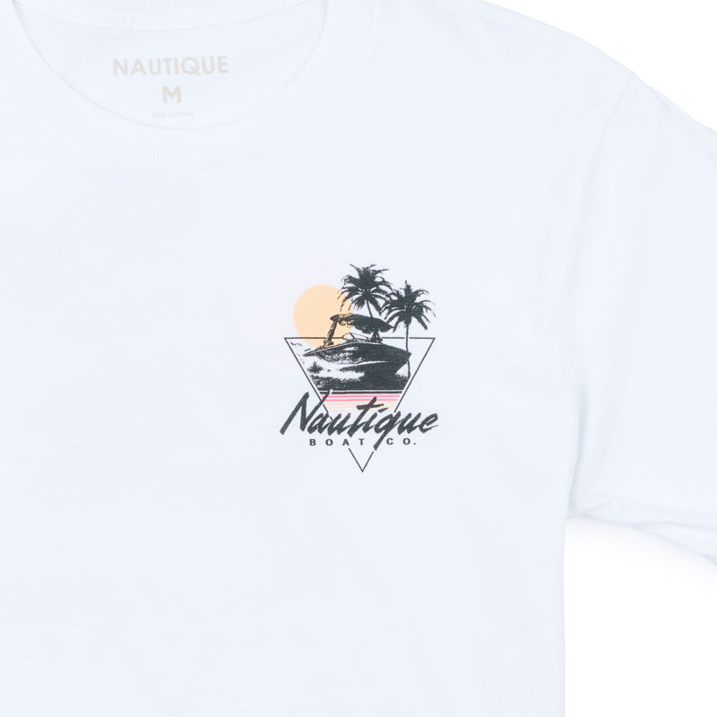 Women's Glow Crop Tee - White