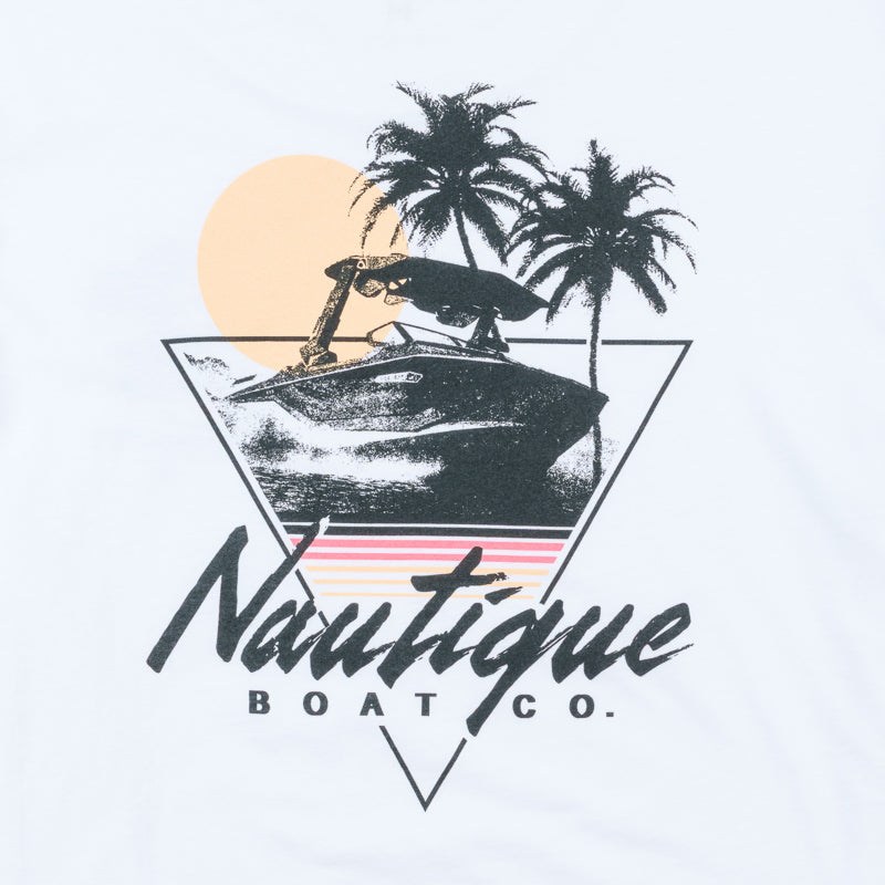 Women's Glow Crop Tee - White