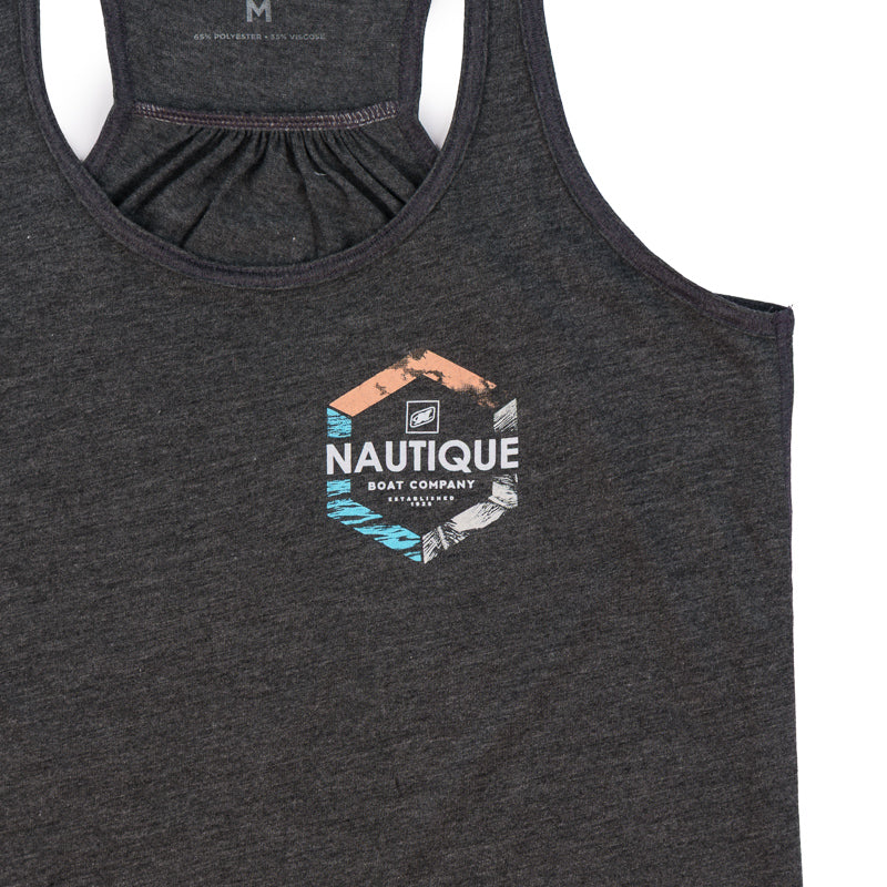 Women's Serenity Flowy Tank - Dark Grey Heather