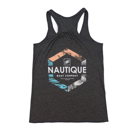 Women's Serenity Flowy Tank - Dark Grey Heather