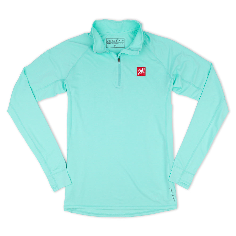 Women's Anetik Flight 1/4 Zip - Seafoam Heather