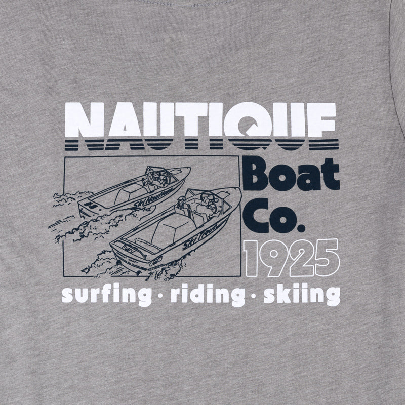 Youth Vintage Ski Tique Tee - Athletic Grey