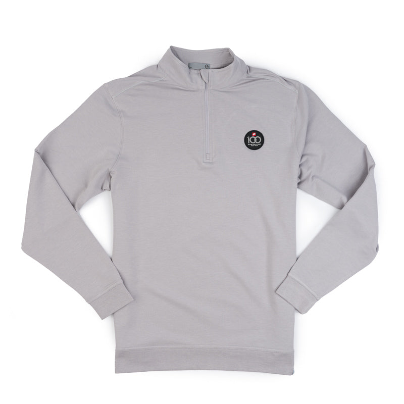 Men's 100th Anniversary TASC Cloud 1/4 Zip - Silver