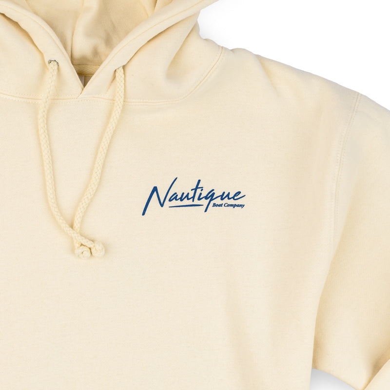 Sunset Vibes Hooded Sweatshirt - Bone