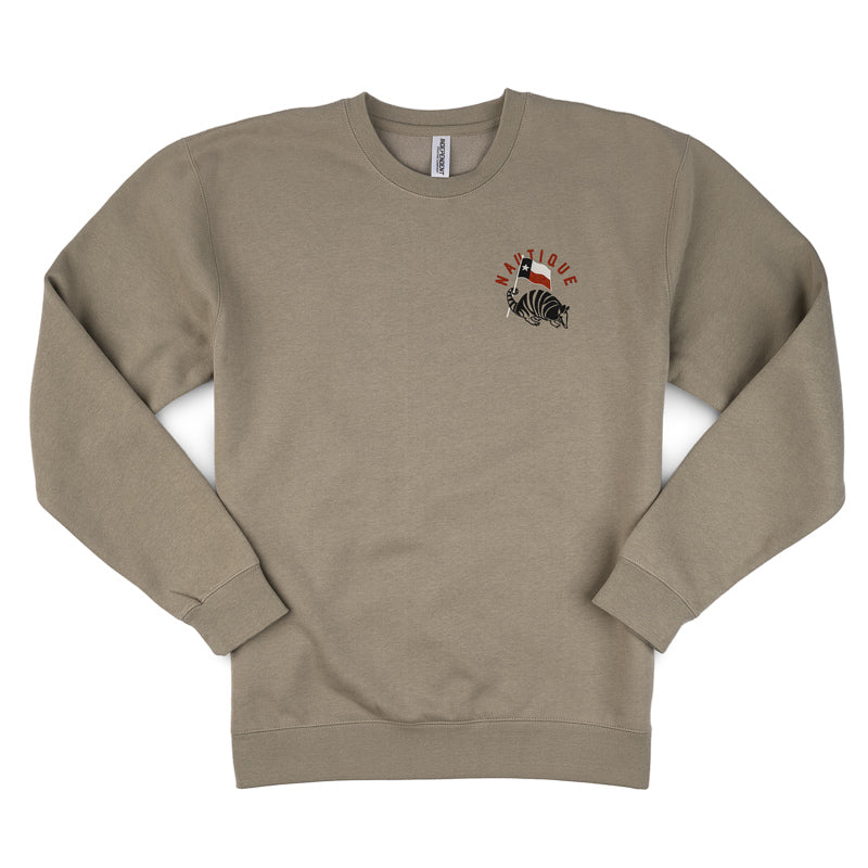 Texas Crew Sweatshirt - Cement - CLEARANCE