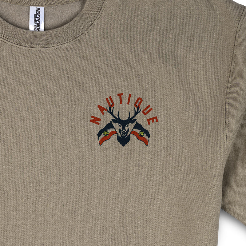 Utah Crew Sweatshirt - Cement - CLEARANCE